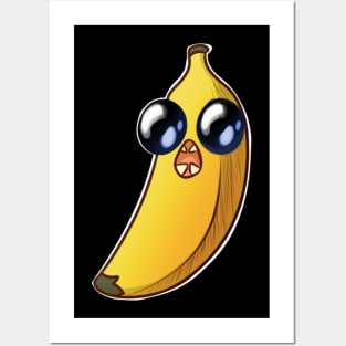 Screaming banana Posters and Art
